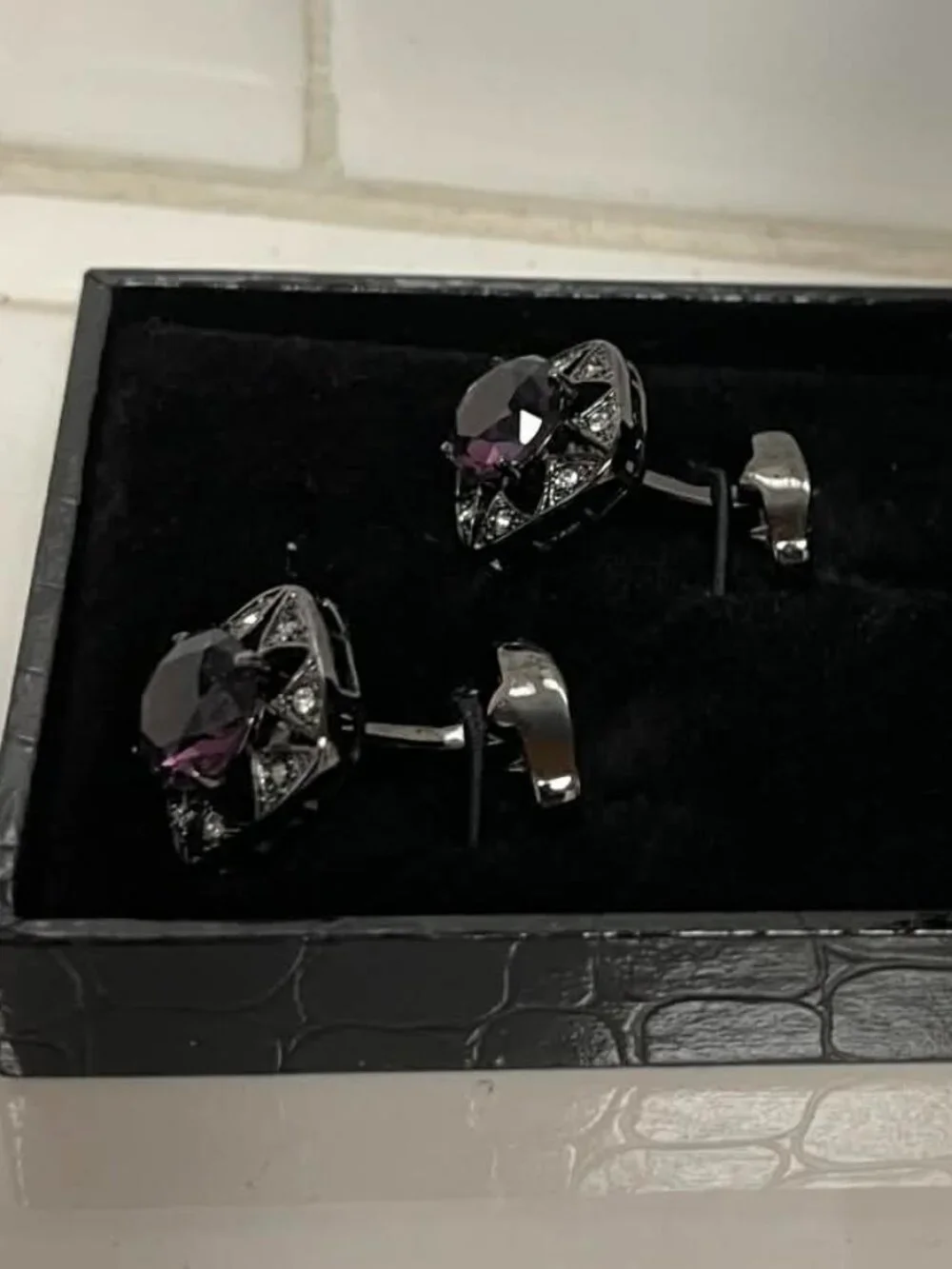 Argento cuff links
